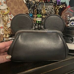 Coach Minnie Mouse double kisslock/clutch